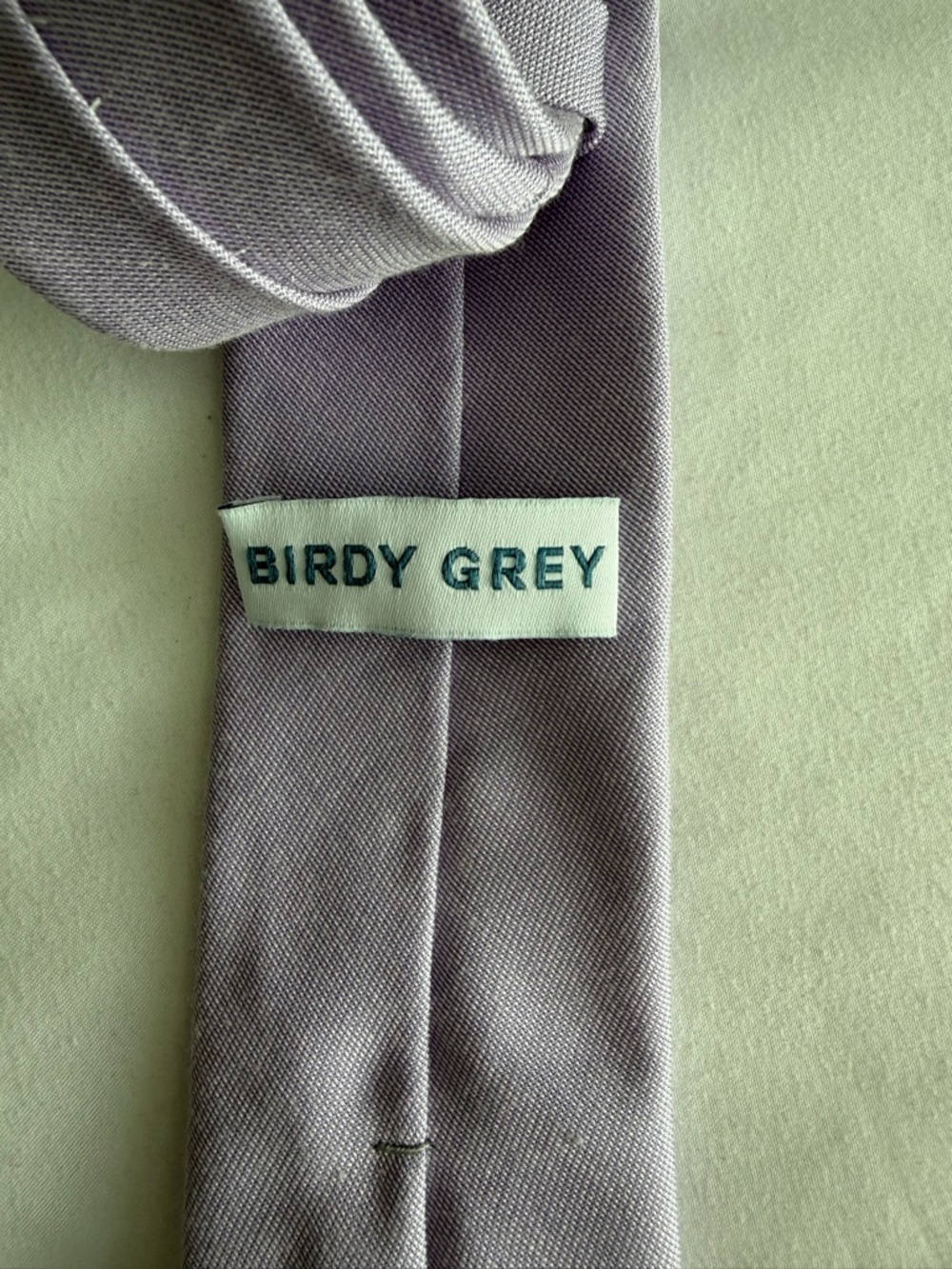 Birdy Grey "Simon" Matte Lavender Lilac Purple Groomsmen Modern Skinny Men's Tie - Picture 7 of 11
